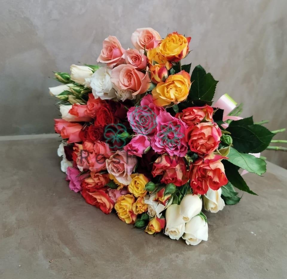 Букет цветов из: Розы в Грушевской