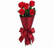 Букет 5 Красных роз Эдлесс Лав в Грушевской