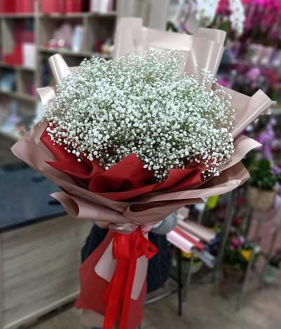 Букет цветов из: Гипсофила в Грушевской