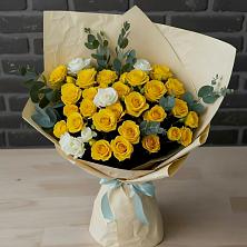 Букет цветов из:  Розы в Грушевской