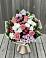 Букет цветов из: Альстромерии, Гвоздики, Розы и Хризантемы в Грушевской