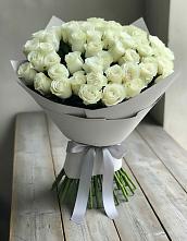 Букет 35 Белых роз в Грушевской
