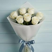 Букет 7 Белых роз Эдлесс Лав #REPLACE_PRED# Грушевской