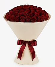 Букет 101 Бордовая роза Блэк Бакарра в Грушевской