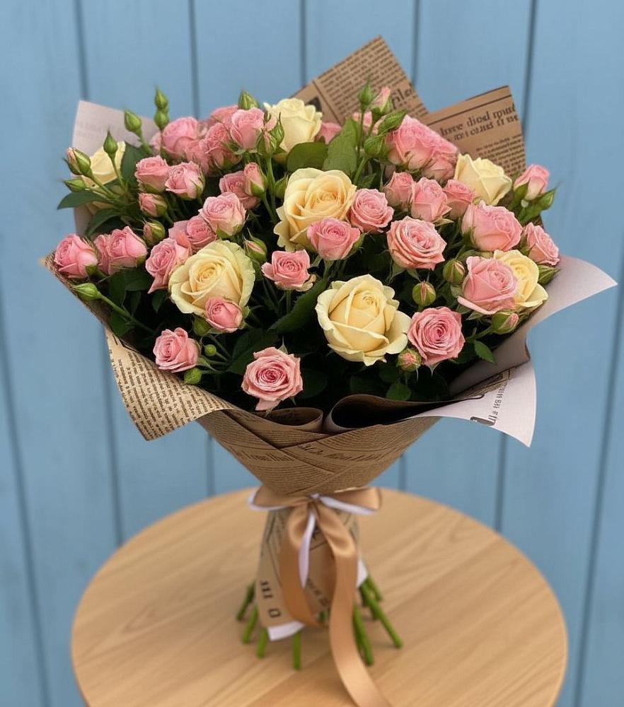 Букет цветов из: Розы в Грушевской