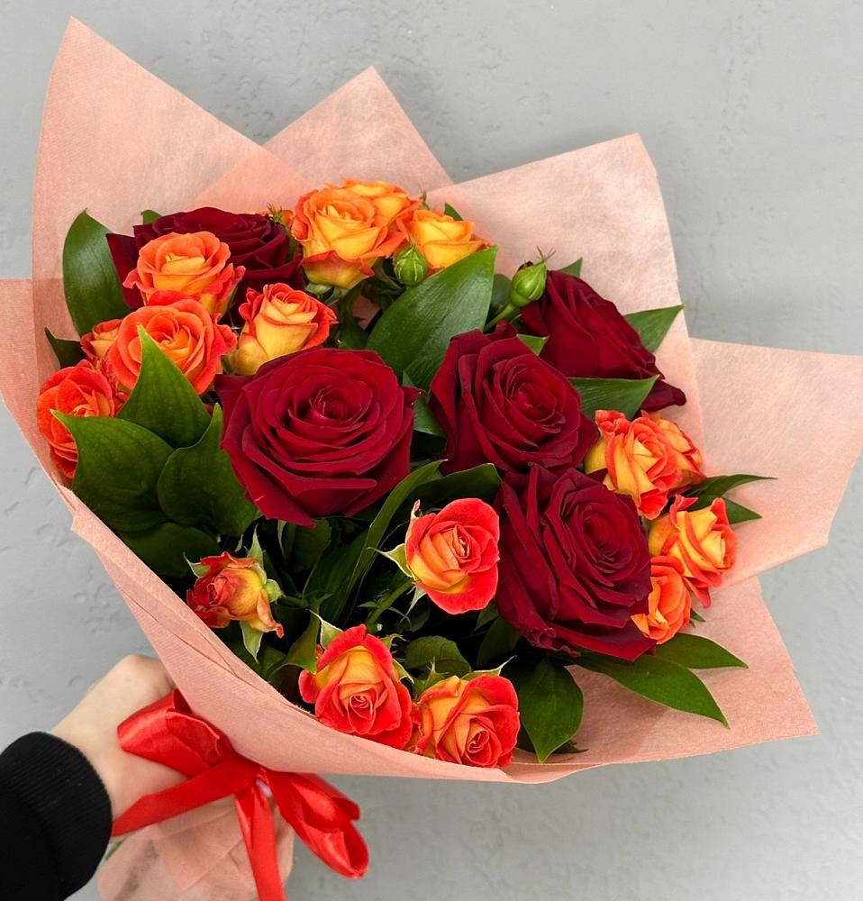 Букет Любовь и восторг в Грушевской