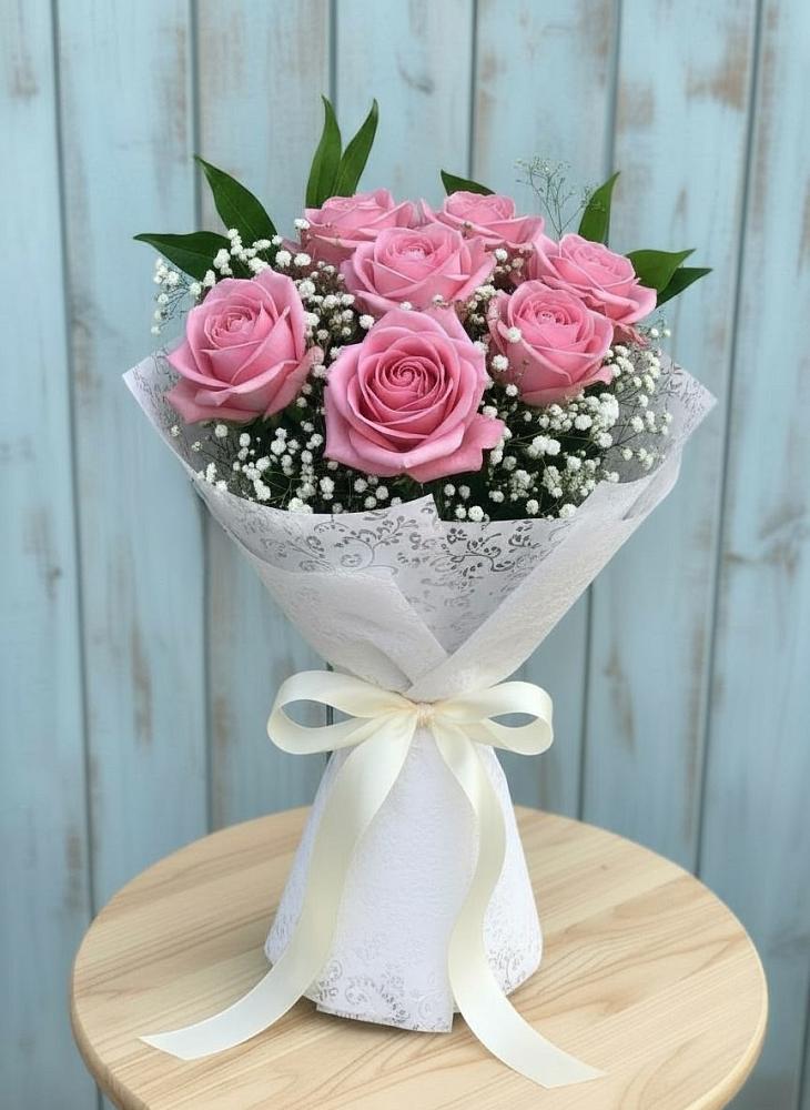 Букет цветов из: Розы в Грушевской