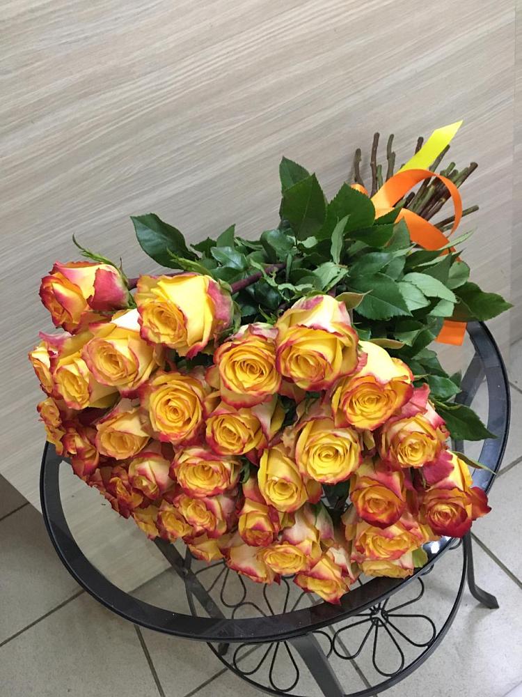 Букет Желтые розы в Грушевской