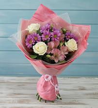 Букет цветов из:  Герберы в Грушевской