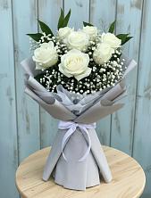 Букет цветов из:  Розы в Грушевской