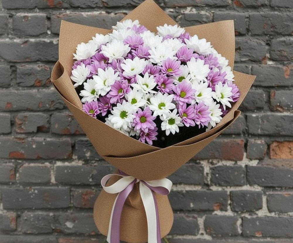Букет цветов из: Хризантемы в Грушевской