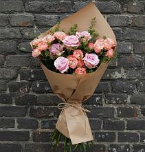 Букет цветов из:  Розы в Грушевской