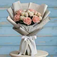 Букет цветов из:  Розы в Грушевской