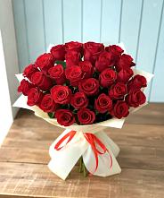 Букет 29 Красных роз в Грушевской