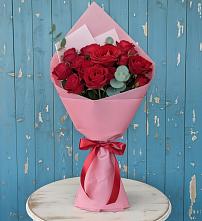 Букет цветов из:  Розы в Грушевской