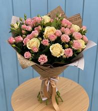 Букет цветов из:  Розы в Грушевской