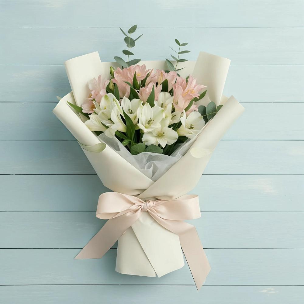 Букет цветов из: Альстромерии в Грушевской