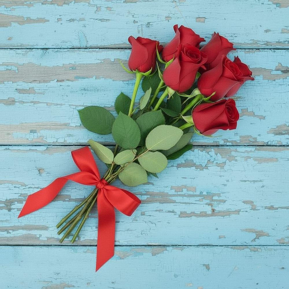 Букет Красные розы в Грушевской