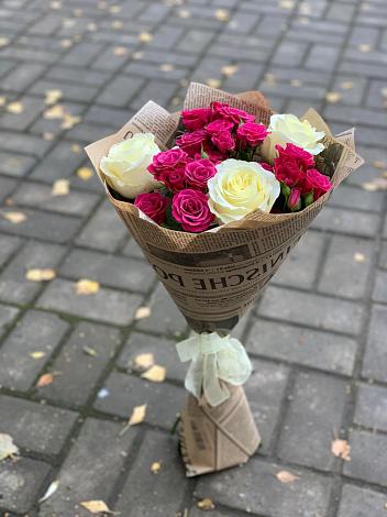 Букет цветов из: Розы в Грушевской