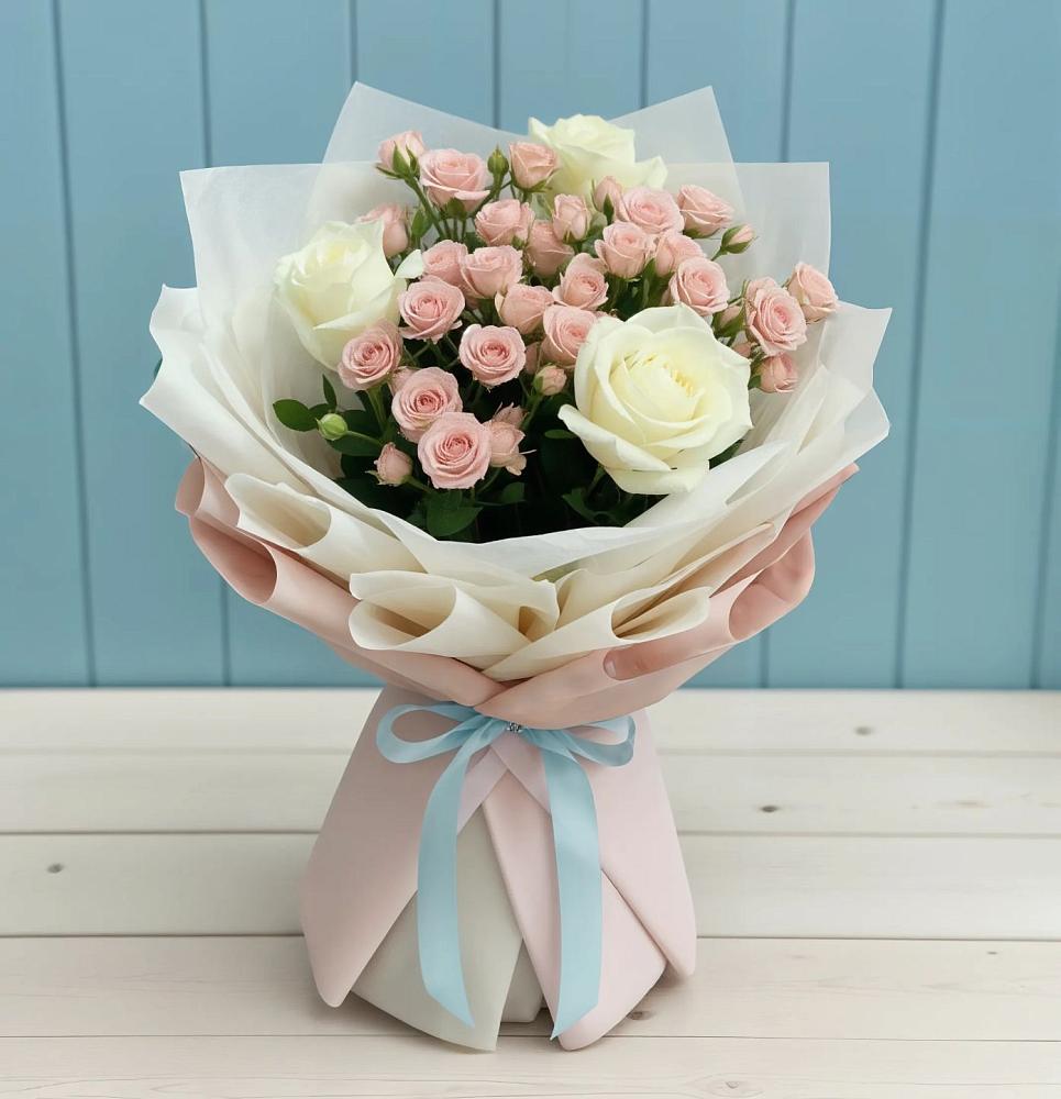 Букет цветов из: Розы в Грушевской