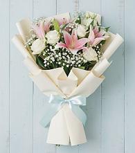 Букет цветов из:  Лилии в Грушевской