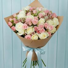 Букет цветов из:  Розы в Грушевской