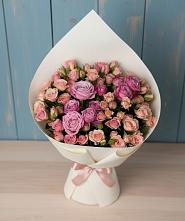 Букет цветов из:  Розы в Грушевской